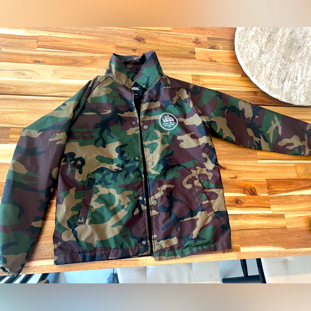 Vans Camo Jacket - Boys Size M